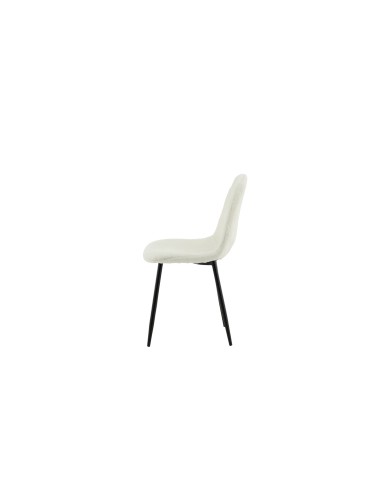 Matstol Polar, Vit/Svart
