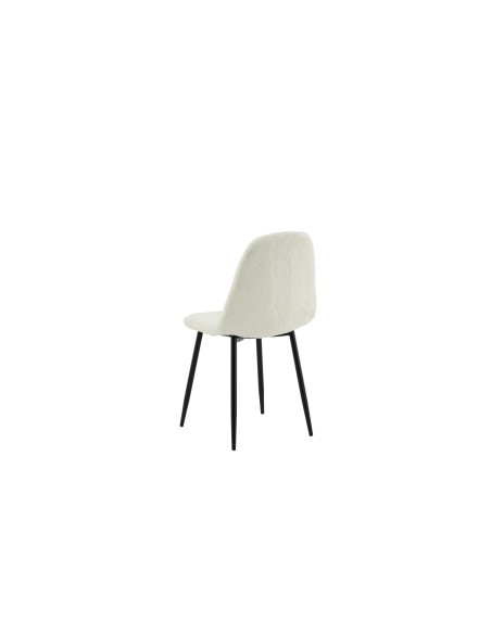 Matstol Polar, Vit/Svart