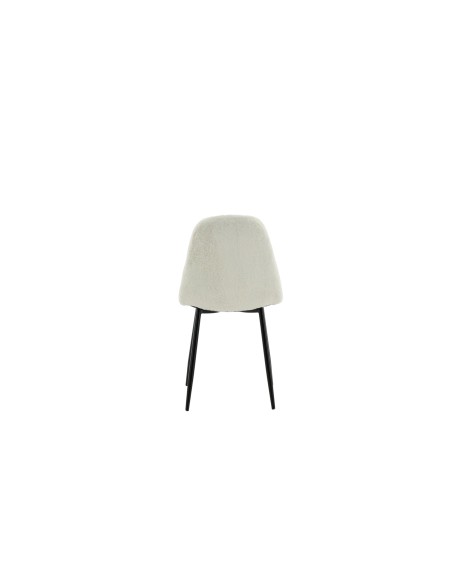 Matstol Polar, Vit/Svart