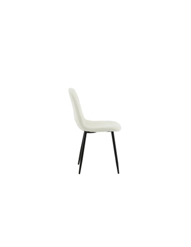 Matstol Polar, Vit/Svart