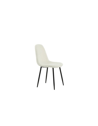 Matstol Polar, Vit/Svart