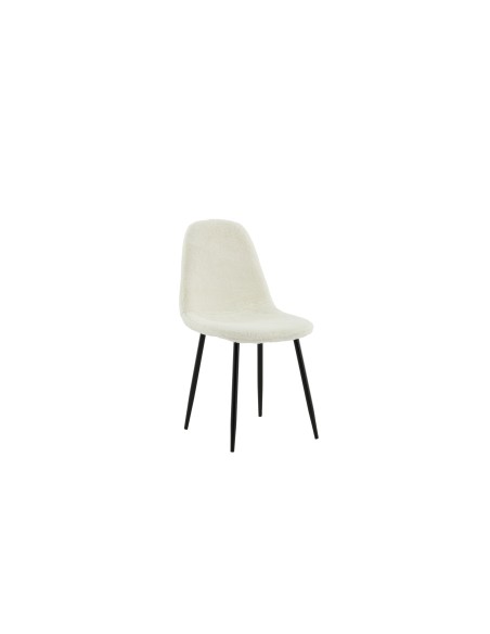 Matstol Polar, Vit/Svart