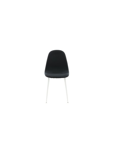 Matstol Polar, Svart/Vit