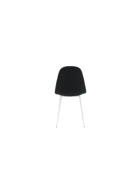 Matstol Polar, Svart/Vit