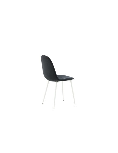 Matstol Polar, Svart/Vit