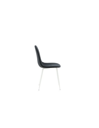 Matstol Polar, Svart/Vit