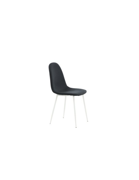Matstol Polar, Svart/Vit
