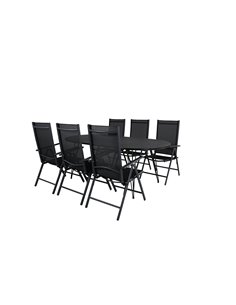 Matgrupp Viga med Break matstolar, 200 × 100 cm 2