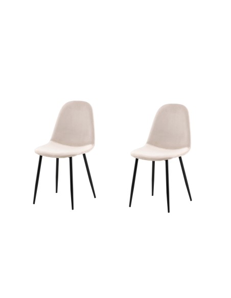 Matstol Polar, Beige/Svart