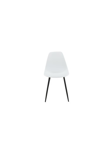 Matstol Polar, Vit/Svart