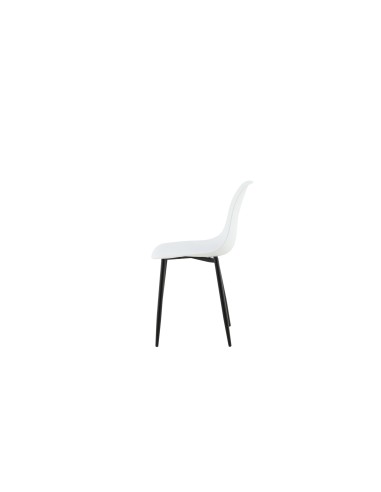 Matstol Polar, Vit/Svart