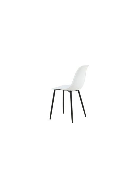 Matstol Polar, Vit/Svart