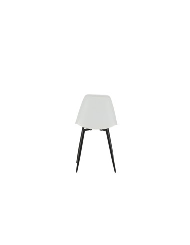 Matstol Polar, Vit/Svart