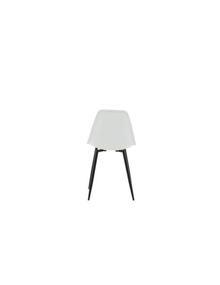 Matstol Polar, Vit/Svart