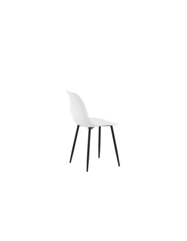 Matstol Polar, Vit/Svart