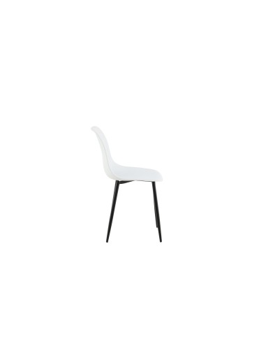 Matstol Polar, Vit/Svart