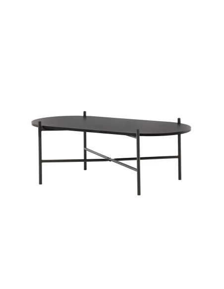 Soffbord Pueblo, 120 × 60 cm, Svart