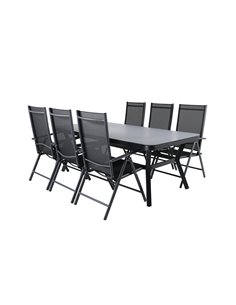 Matgrupp Virya med Break matstolar, 200 × 100 cm 2