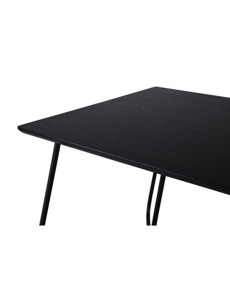 Matbord Petra, 190 × 90 cm, Svart