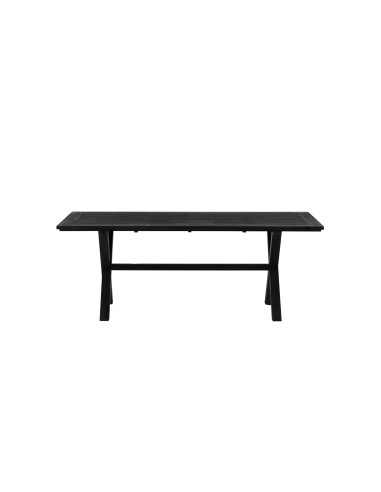 Matbord Rives, 200 × 100 cm, Svart