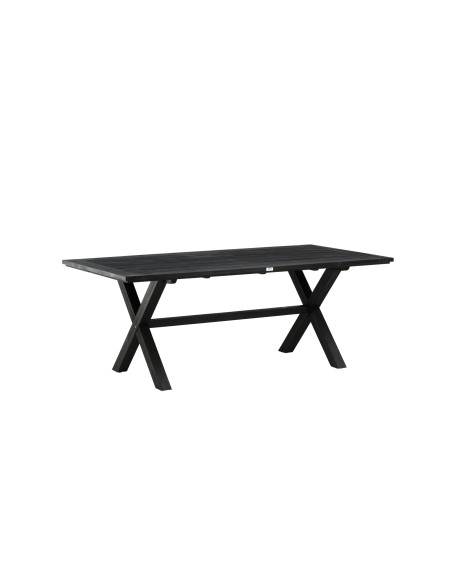 Matbord Rives, 200 × 100 cm, Svart
