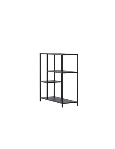 Sidobord Puno, 30 × 80 cm, Svart