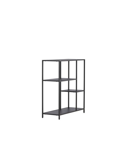 Sidobord Puno, 30 × 80 cm, Svart