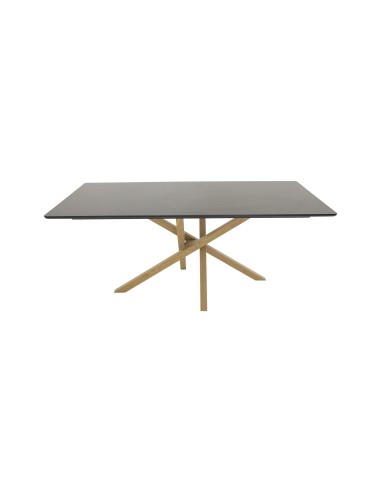 Matbord Piazza, 180 × 90 cm, Svart