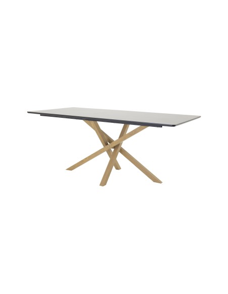 Matbord Piazza, 180 × 90 cm, Svart
