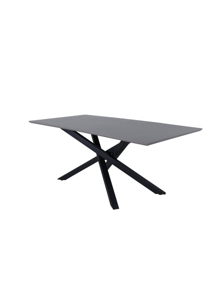Matbord Piazza, 180 × 90 cm, Svart