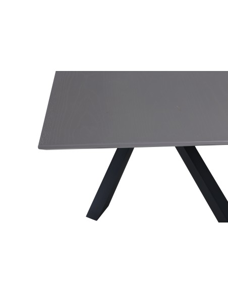 Matbord Piazza, 180 × 90 cm, Svart