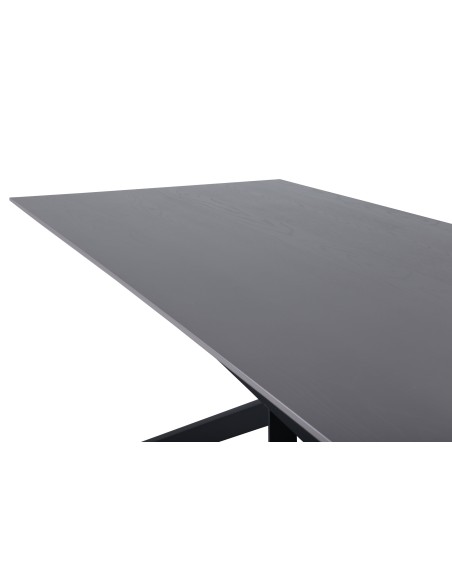 Matbord Piazza, 180 × 90 cm, Svart