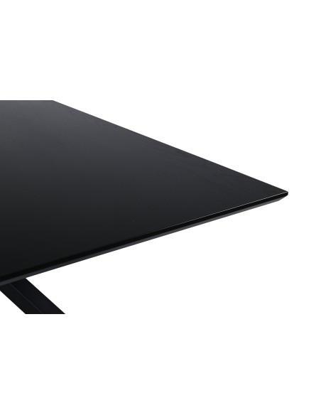 Matbord Piazza, 180 × 90 cm, Svart