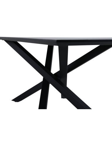 Matbord Piazza, 180 × 90 cm, Svart