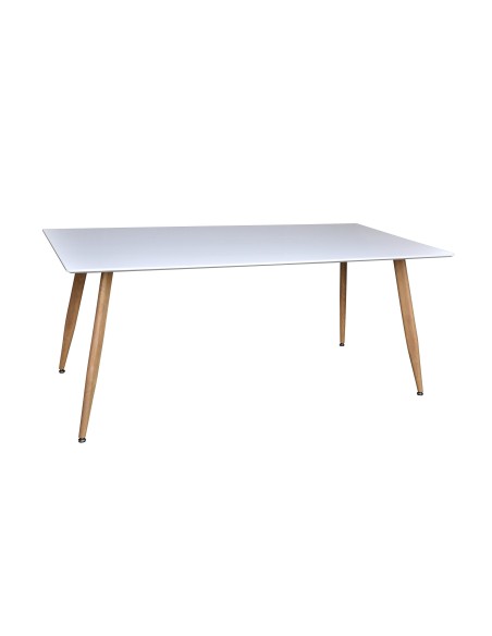 Matbord Polar, 180 × 90 cm, Vit
