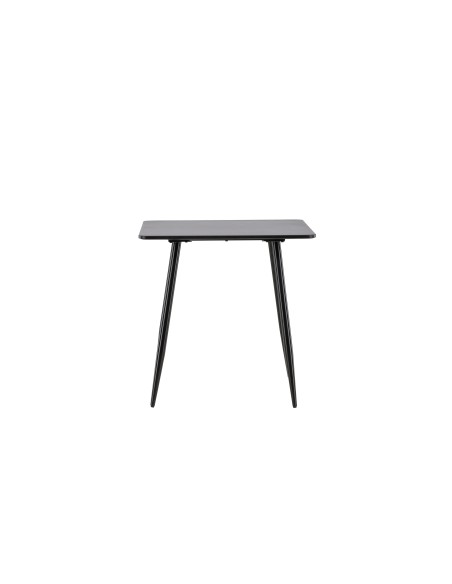 Matbord Polar, 75 × 75 cm, Svart