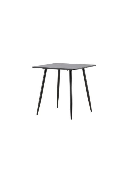 Matbord Polar, 75 × 75 cm, Svart