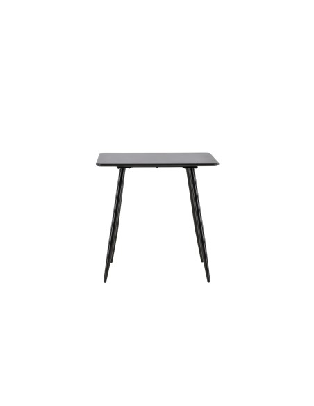 Matbord Polar, 75 × 75 cm, Svart