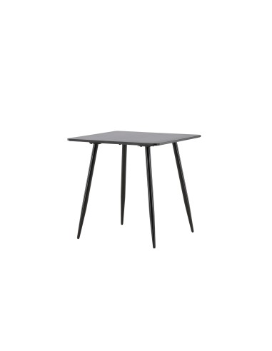 Matbord Polar, 75 × 75 cm, Svart