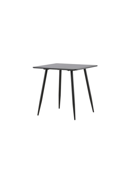 Matbord Polar, 75 × 75 cm, Svart