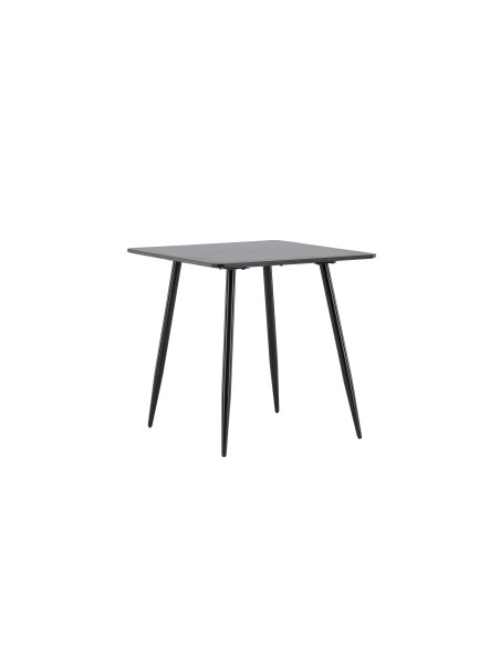 Matbord Polar, 75 × 75 cm, Svart