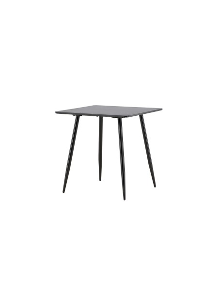 Matbord Polar, 75 × 75 cm, Svart