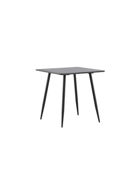 Matbord Polar, 75 × 75 cm, Svart