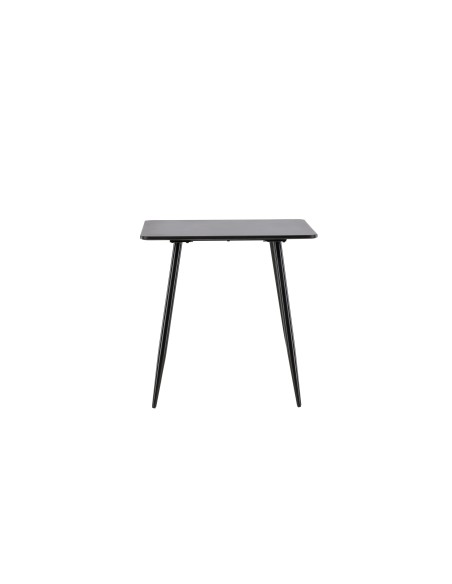 Matbord Polar, 75 × 75 cm, Svart