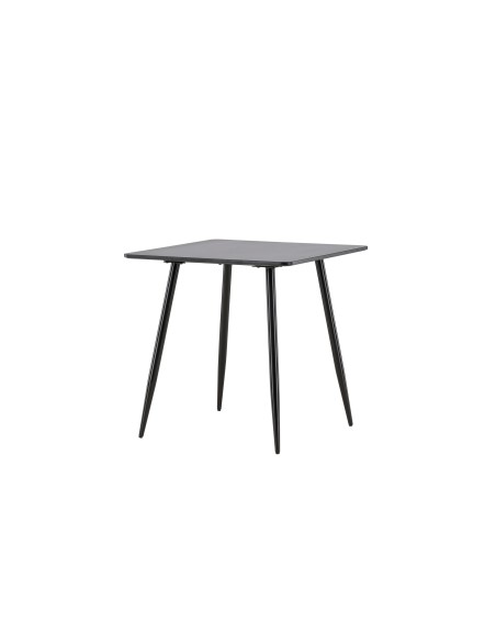 Matbord Polar, 75 × 75 cm, Svart