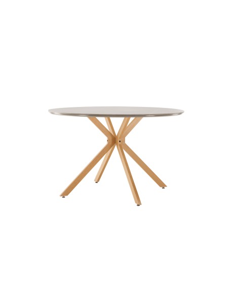 Runt matbord Piazza, Ø120 cm, Grå