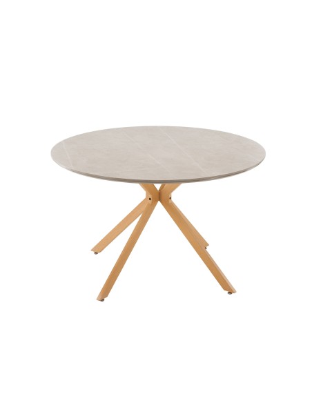Runt matbord Piazza, Ø120 cm, Grå