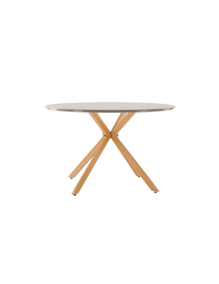 Runt matbord Piazza, Ø120 cm, Grå