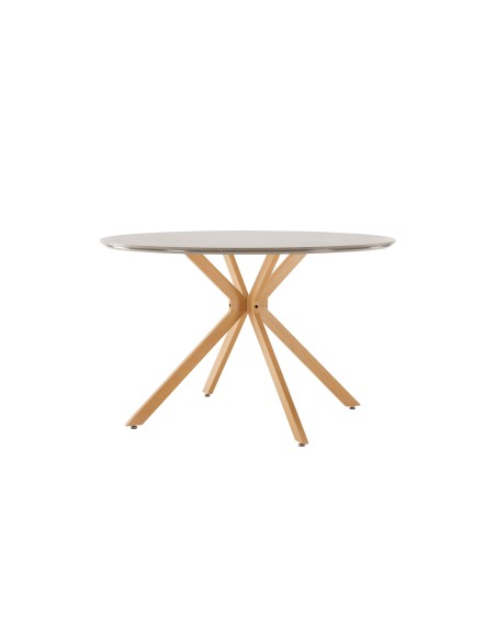 Runt matbord Piazza, Ø120 cm, Grå