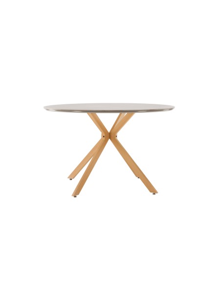 Runt matbord Piazza, Ø120 cm, Grå